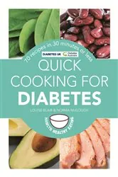Book cover of Quick Cooking for Diabetes by Louise Blair