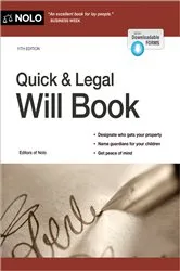 Book cover of Quick & Legal Will Book (11th ed.) by Editors of Nolo