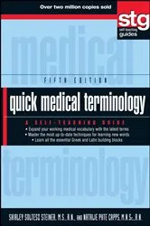 Book cover of Quick Medical Terminology (5th ed.) by Shirley Soltesz Steiner