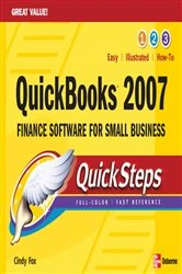 Book cover of QuickBooks 2007 QuickSteps by Cindy Fox