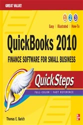 Book cover of QuickBooks 2010 QuickSteps by Thomas A. Barich
