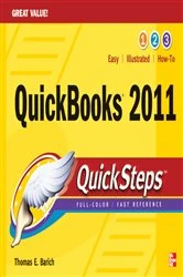Book cover of QuickBooks 2011 QuickSteps (2nd ed.) by Thomas A. Barich