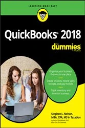 Book cover of QuickBooks 2018 For Dummies by Stephen L. Nelson