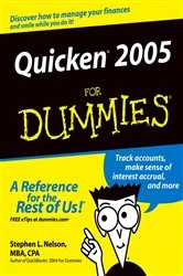 Book cover of Quicken 2005 For Dummies by Stephen L. Nelson