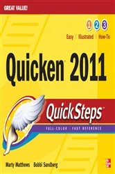 Book cover of Quicken 2011 QuickSteps (2nd ed.) by Martin S. Matthews