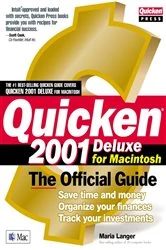 Book cover of Quicken(r) 2001 Deluxe For Macintosh: The Official Guide by Maria Langer