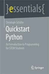 Book cover of Quickstart Python by Christoph Schäfer