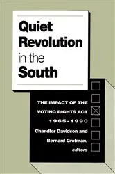 Book cover of Quiet Revolution in the South by Chandler Davidson