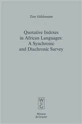 Book cover of Quotative Indexes in African Languages by Tom Güldemann