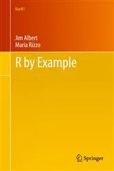 Book cover of R by Example by Jim Albert