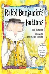Book cover of Rabbi Benjamin's Buttons by Alice B. McGinty
