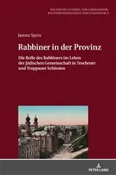 Book cover of Rabbiner in der Provinz by Norbert Honsza