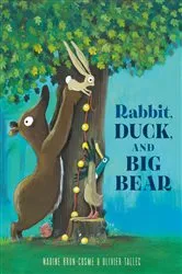 Book cover of Rabbit, Duck, and Big Bear by Nadine Brun-Cosme