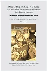 Book cover of Race as Region, Region as Race: How Black and White Southerners Understand Their Regional Identities by Ashley Thompson