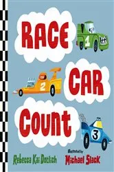 Book cover of Race Car Count by Rebecca Kai Dotlich