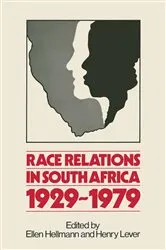 Book cover of Race Relations in South Africa, 1929-1979 by Ellen Hellmann