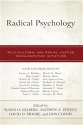 Book cover of Radical Psychology by Susan O. Gelberg