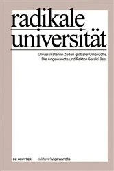 Book cover of Radikale Universität by Universität für angewandte Kunst Wien