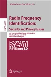 Book cover of Radio Frequency Identification: Security and Privacy Issues by Siddika Berna Ors Yalcin