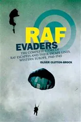 Book cover of RAF Evaders by Oliver Clutton-Brock