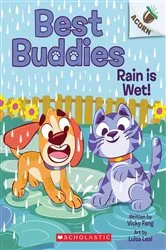 Book cover of Rain Is Wet!: An Acorn Book (Best Buddies #3) by Vicky Fang