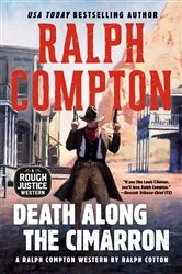 Book cover of Ralph Compton Death Along the Cimarron by Ralph Cotton