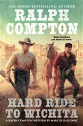 Book cover of Ralph Compton Hard Ride to Wichita by Unknown