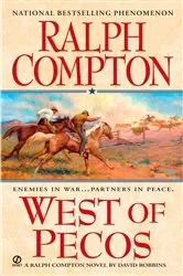 Book cover of Ralph Compton West of Pecos by Ralph Compton