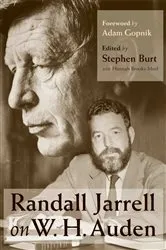 Book cover of Randall Jarrell on W. H. Auden by Stephanie Burt