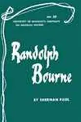 Book cover of Randolph Bourne - American Writers 60 by Unknown