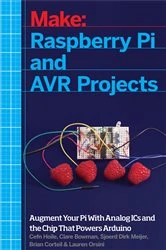 Book cover of Raspberry Pi and AVR Projects by Cefn Hoile