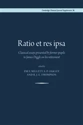 Book cover of Ratio et res ipsa by Unknown