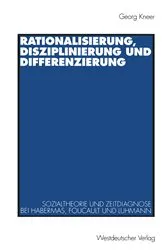 Book cover of Rationalisierung, Disziplinierung und Differenzierung by Georg Kneer