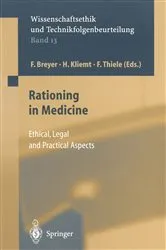 Book cover of Rationing in Medicine by F. Wütscher
