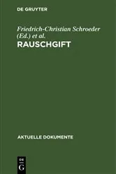 Book cover of Rauschgift by Friedrich-Christian Schroeder