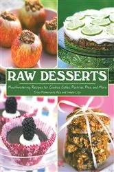 Book cover of Raw Desserts by Erica Palmcrantz Aziz