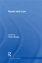Book cover of Rawls and Law by Thom Brooks