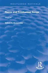 Book cover of Razos and Troubadour Songs by James J. Wilhelm