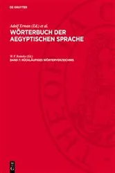 Book cover of Rückläufiges Wörterverzeichnis by W. F. Reineke
