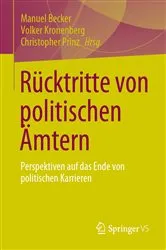 Book cover of Rücktritte von politischen Ämtern by Manuel Becker