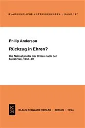 Book cover of Rückzug in Ehren? by Philip Anderson