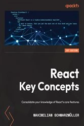 Book cover of React Key Concepts by Maximilian Schwarzmüller