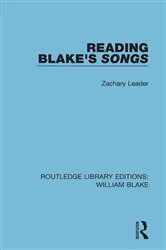 Book cover of Reading Blake's Songs by Zachary Leader