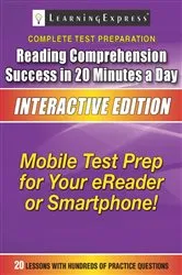 Book cover of Reading Comprehension Success in 20 Minutes a Day (5th ed.) by Unknown