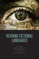 Book cover of Reading Fictional Languages by Israel Noletto
