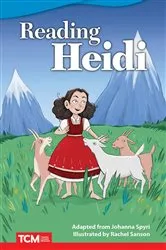 Book cover of Reading Heidi by Johanna Spyri