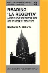 Book cover of Reading 'La Regenta' by Stephanie A. Sieburth