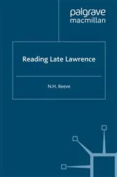 Book cover of Reading Late Lawrence by N. Reeve