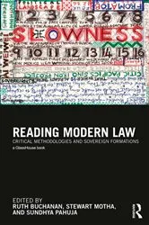 Book cover of Reading Modern Law by Ruth Buchanan