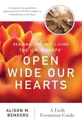 Book cover of Reading, Praying, Living The US Bishops' Open Wide Our Hearts by Unknown